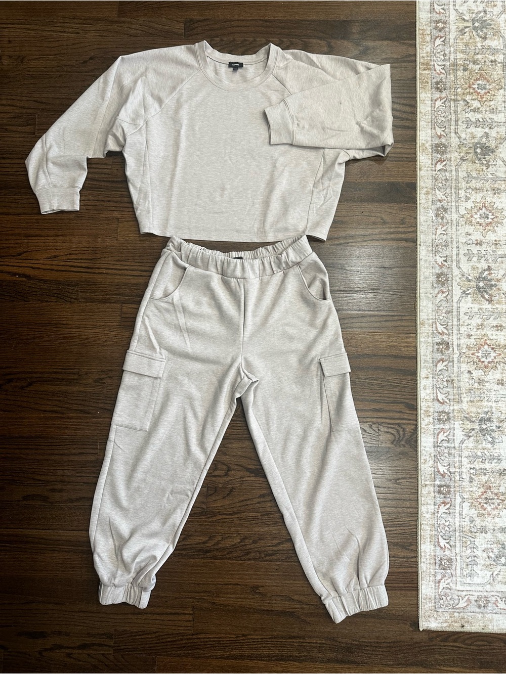 Express Two-Piece Lounge Set - Beige